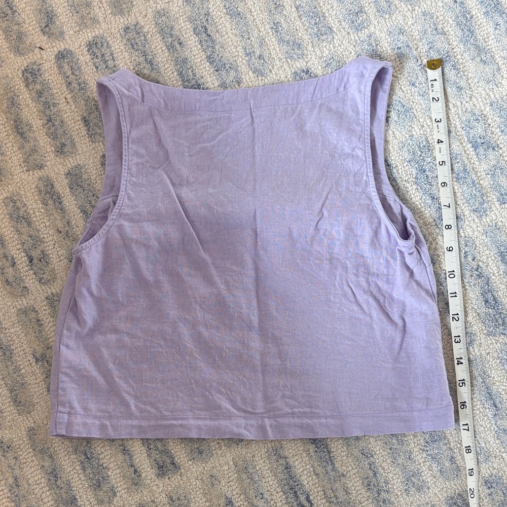 Old Navy Light Purple Crop Top - Picture 2 of 4